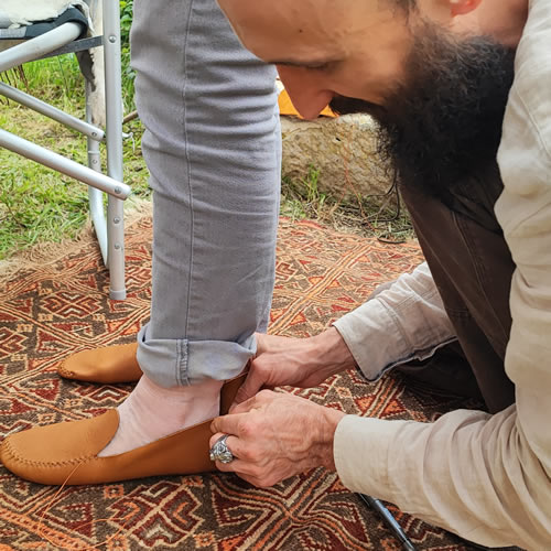 Joachim et Laure, mocassins tout terrain